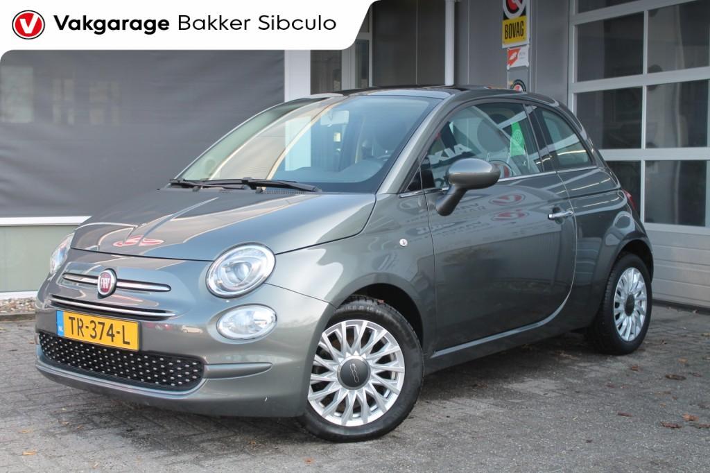 Fiat 500 0.9 TWINAIR T LOUNGE AIRCO PANORAMADAK, Voorwielaandrijving, Gebruikt, Met garantie (alle), 905 kg