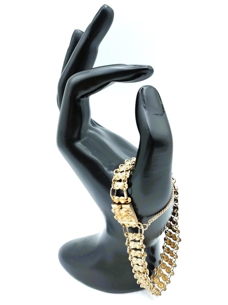 Antieke Friese zilveren klederdracht armband, 19,5 cm, Sieraden, Tassen en Uiterlijk, Info@zilverwebsite.nl, Verzenden, Zo goed als nieuw