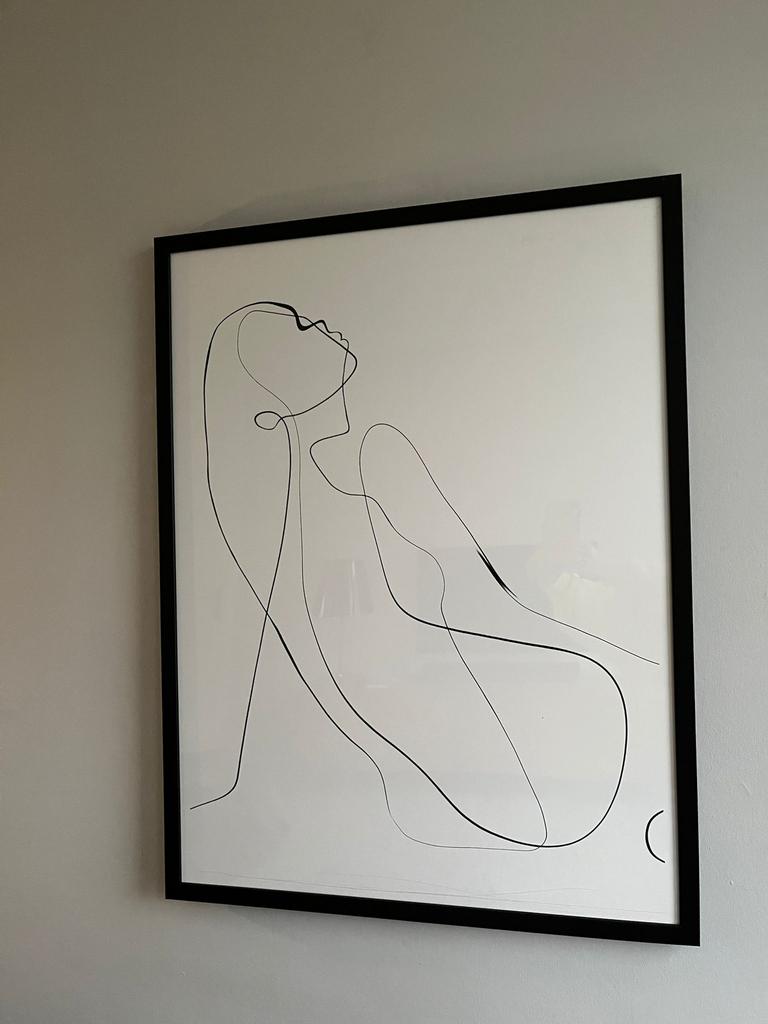 Poster met lijst, Ophalen of Verzenden