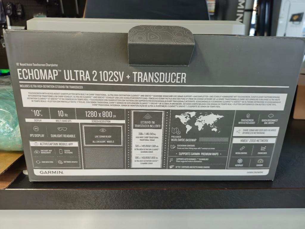 Garmin Echomap Ultra 2 102sv, 122sv met GT56 transducer, Watersport en Boten, Ophalen of Verzenden, Nieuw, Kaartplotter of Fish Finder