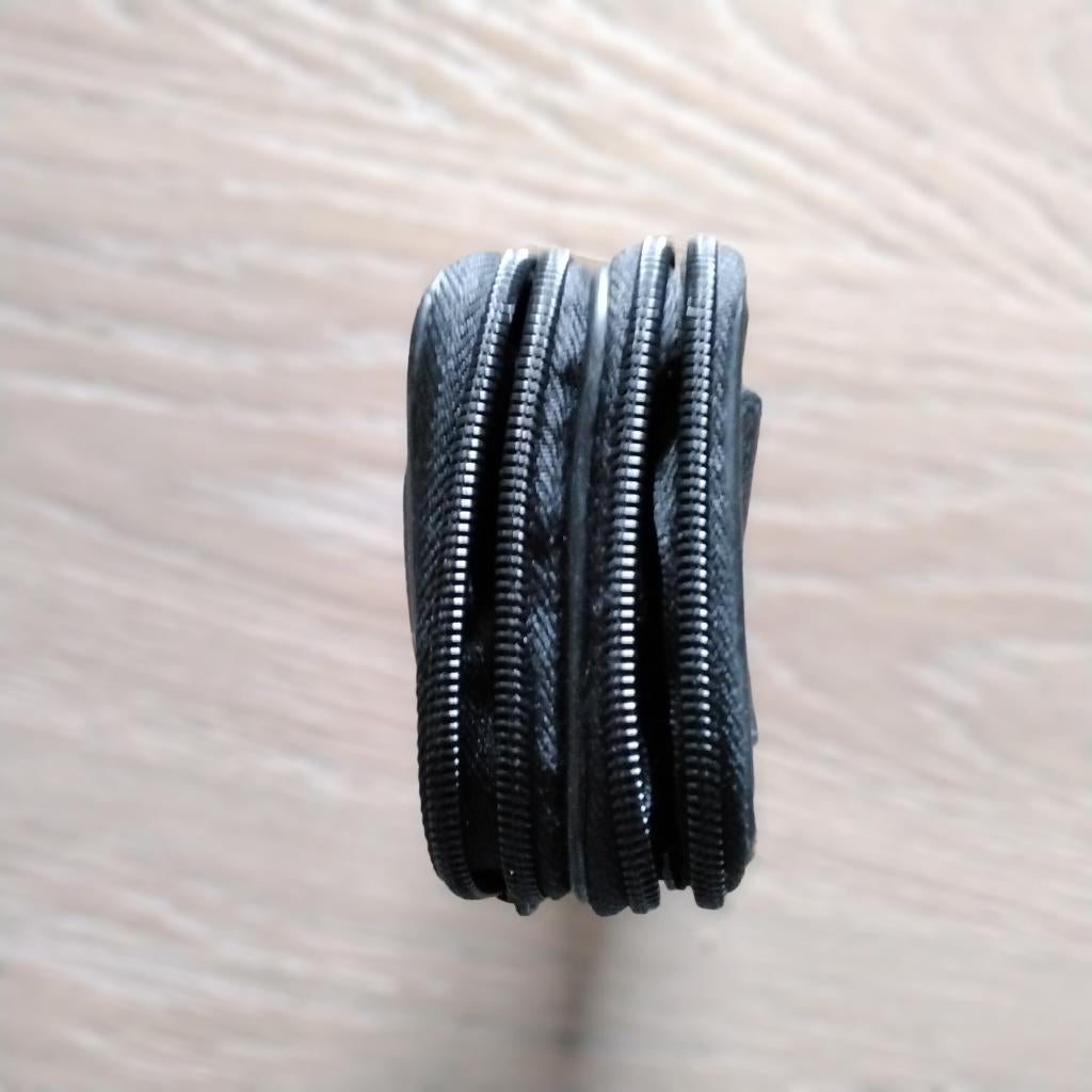 Sleutel/portemonnee  tasje, Ophalen of Verzenden, Zo goed als nieuw, Zwart, Leer