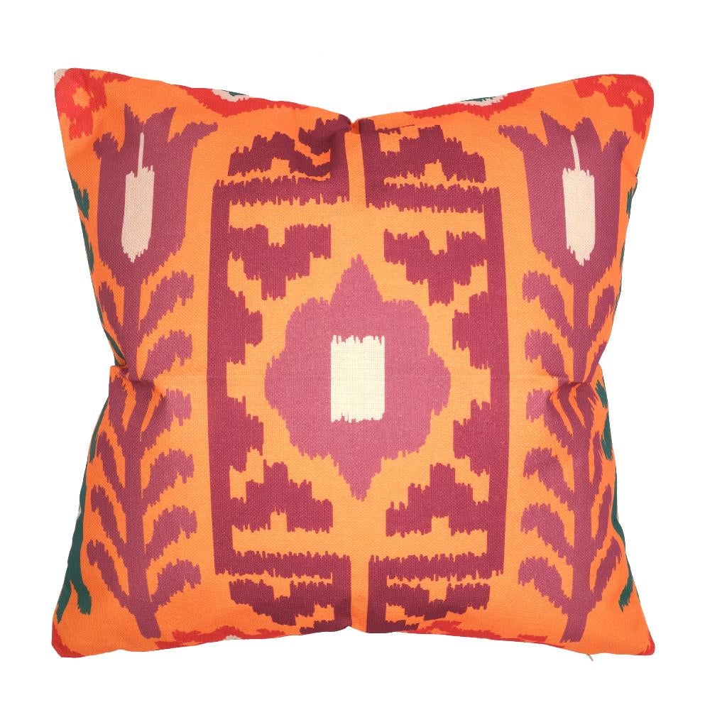 Ikat kussenhoes Harper linnenlook | 45 x 45 cm, Huis en Inrichting, Dekussenkraam@gmail.com, Overige kleuren, Verzenden, De kussenkraam