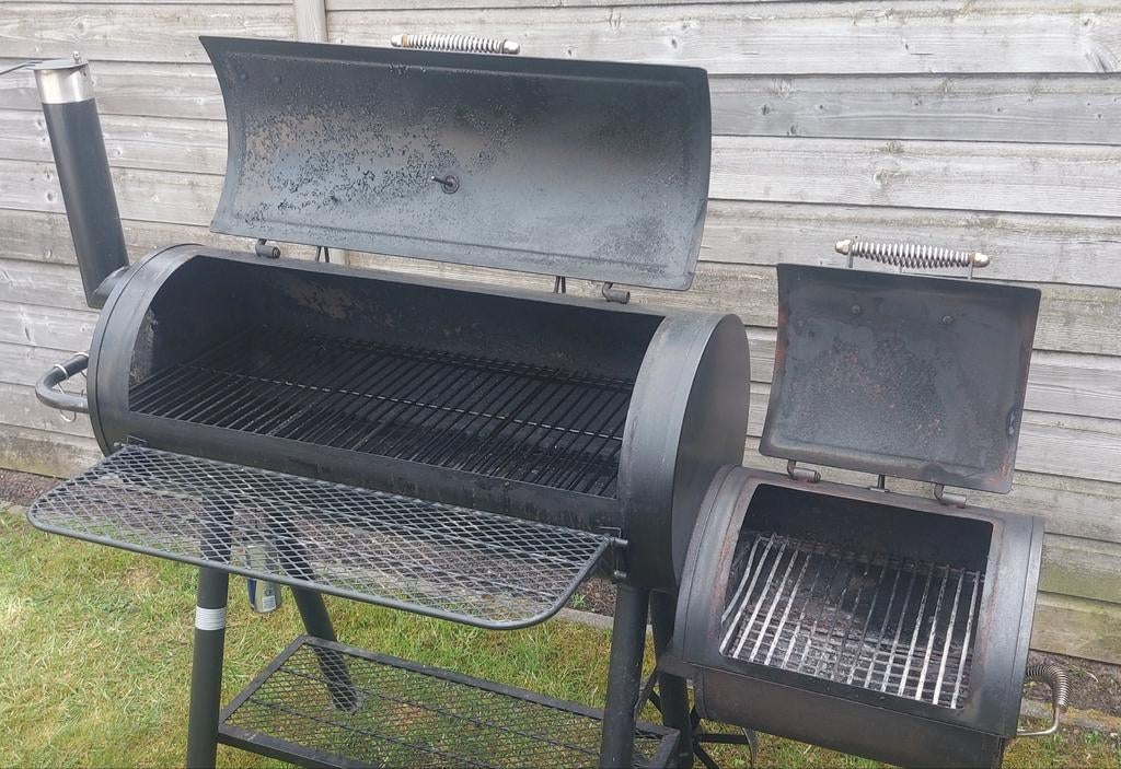 Intratuin offset smoker met regenhoes., Ophalen, Aluminium, 2 zitplaatsen