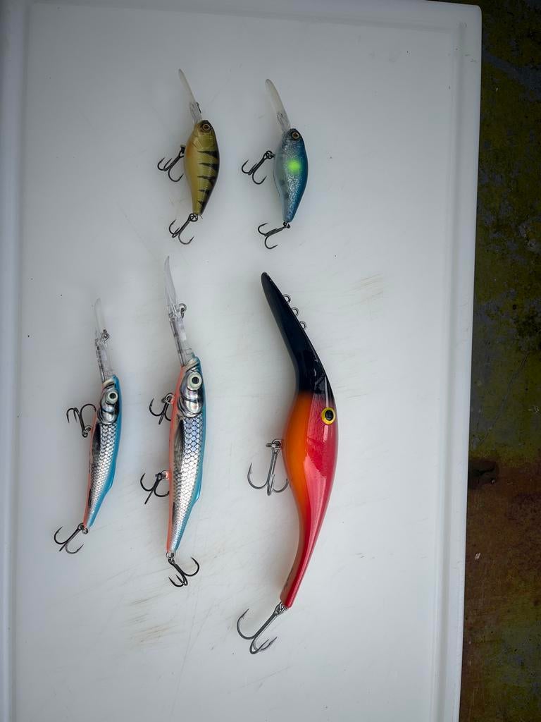 Crankbaits en pluggen van top merken, Ophalen of Verzenden, Zo goed als nieuw, Kunstaas
