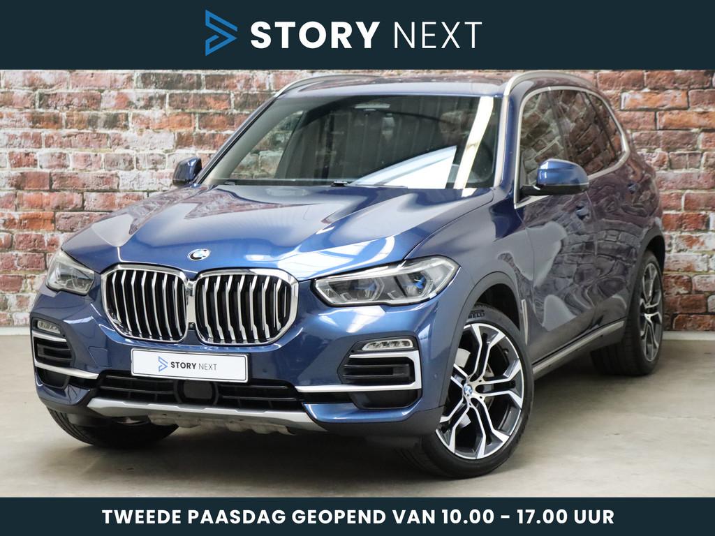 BMW X5 xDrive40i High Executive xLine Automaat / Live Cockpi, Gebruikt, Stoelverwarming, Blauw, 340 pk