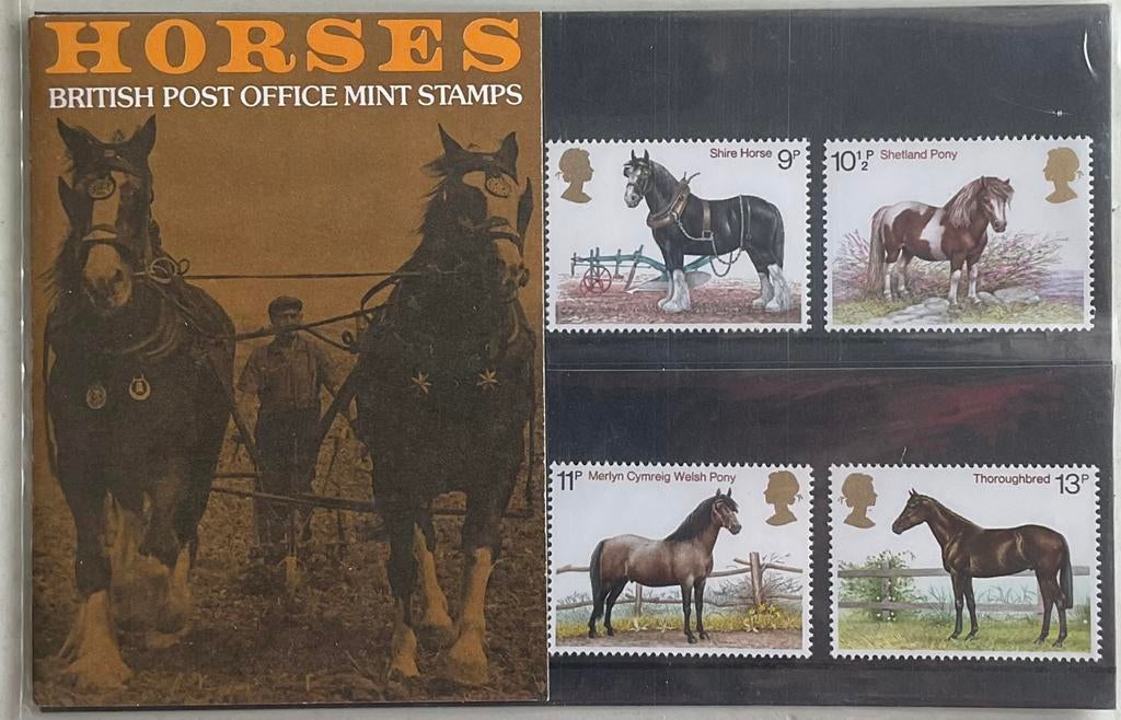 1978 horses. Presentation pack. Mi 768-772., Ophalen of Verzenden, Postfris