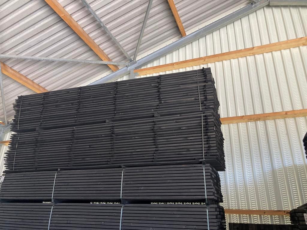 Zwart zweeds rabat aanbieding 120 stuks 3 meter 1080€, Ophalen of Verzenden, Nieuw, 250 cm of meer, Planken