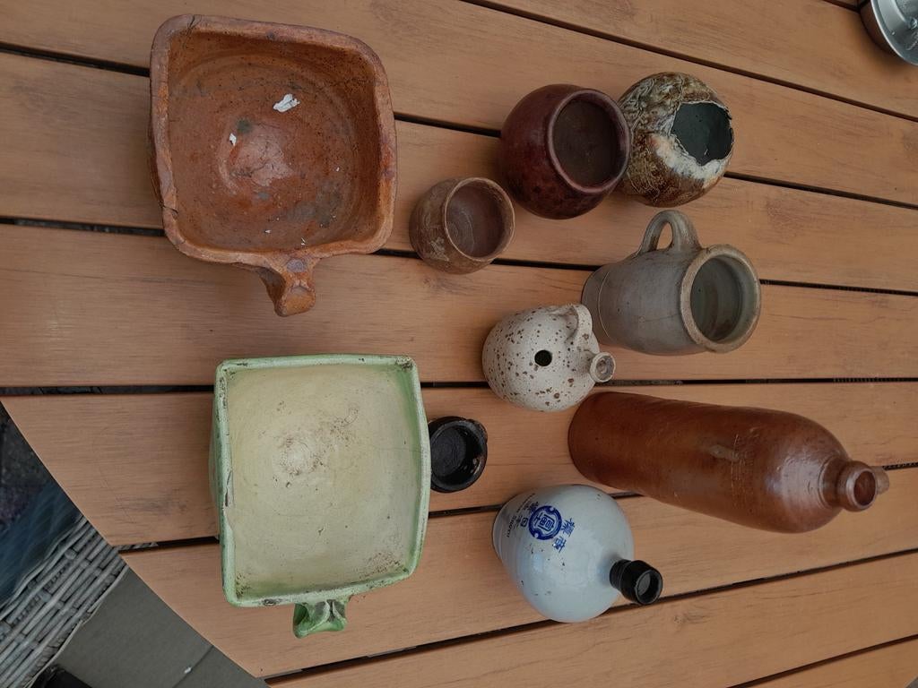 Aardewerk potten kruiken, Antiek en Kunst, Ophalen of Verzenden