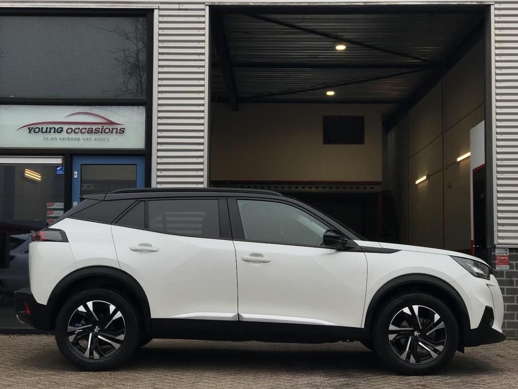 Peugeot 2008 1.2 PureTech Allure|Navigatie|Carplay|Camera|Ac, Gebruikt, Euro 6, 1199 cc, Wit