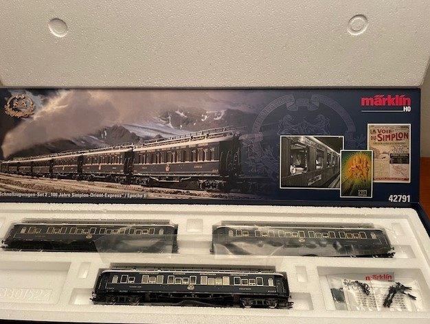 Marklin Simplon-Oriënt-Express 42791 (Set 2 ) NIEUW, Wisselstroom, Ophalen of Verzenden, Märklin, Nieuw