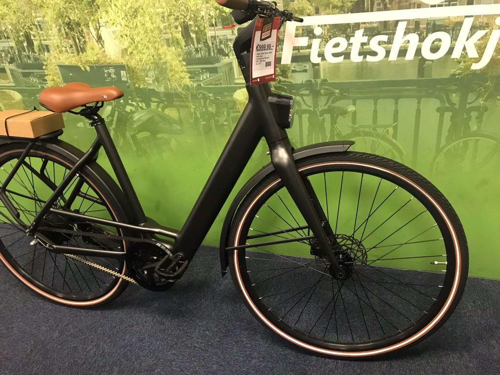 Fietshokje Zwart: Raaks Urban Zwarte Elektrische fiets, Niet ingevuld, Nieuw, Ophalen of Verzenden, 51 tot 55 cm