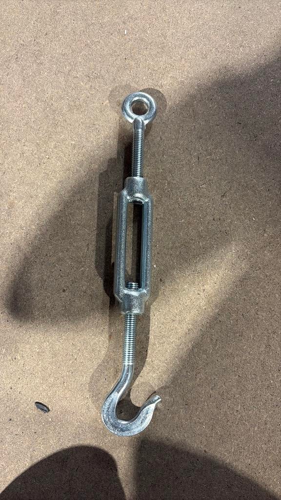 Spanschroeven met haak m12 100 stuks, Ophalen, Zo goed als nieuw, Minder dan 15 m²