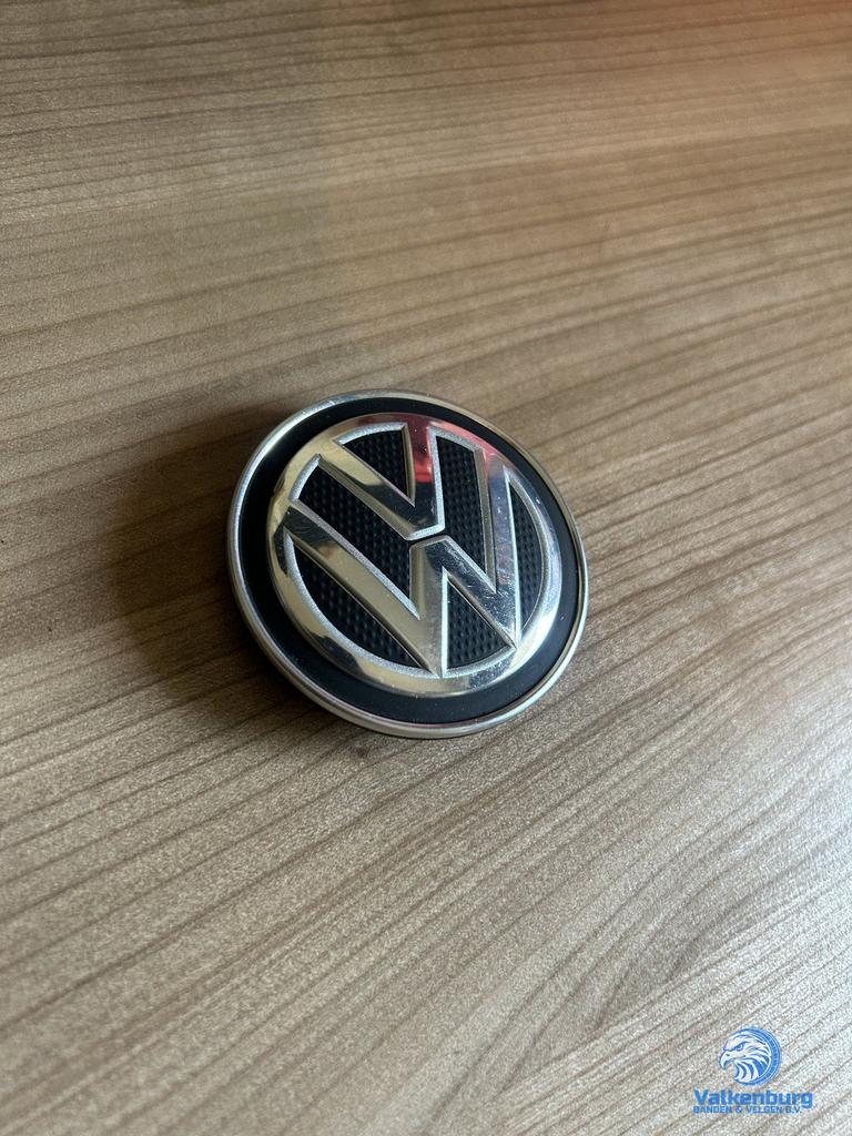 ORIGINELE VW Volkswagen naafkap naafdop zwart chroom, Gebruikt, -, Verzenden, -