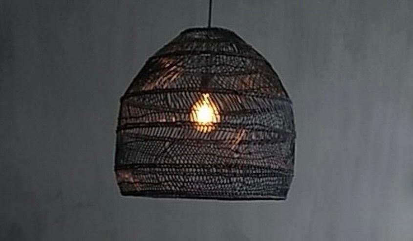 Hanglamp Hk living, Huis en Inrichting, Lampen | Hanglampen, Ophalen of Verzenden, Zo goed als nieuw, Overige materialen, Minder dan 50 cm