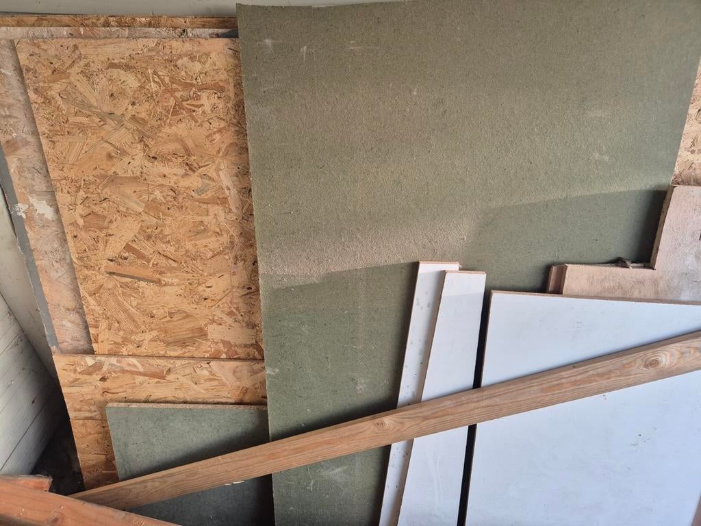 Gratis. Watervast spaanplaat voor bekisting., Ophalen of Verzenden