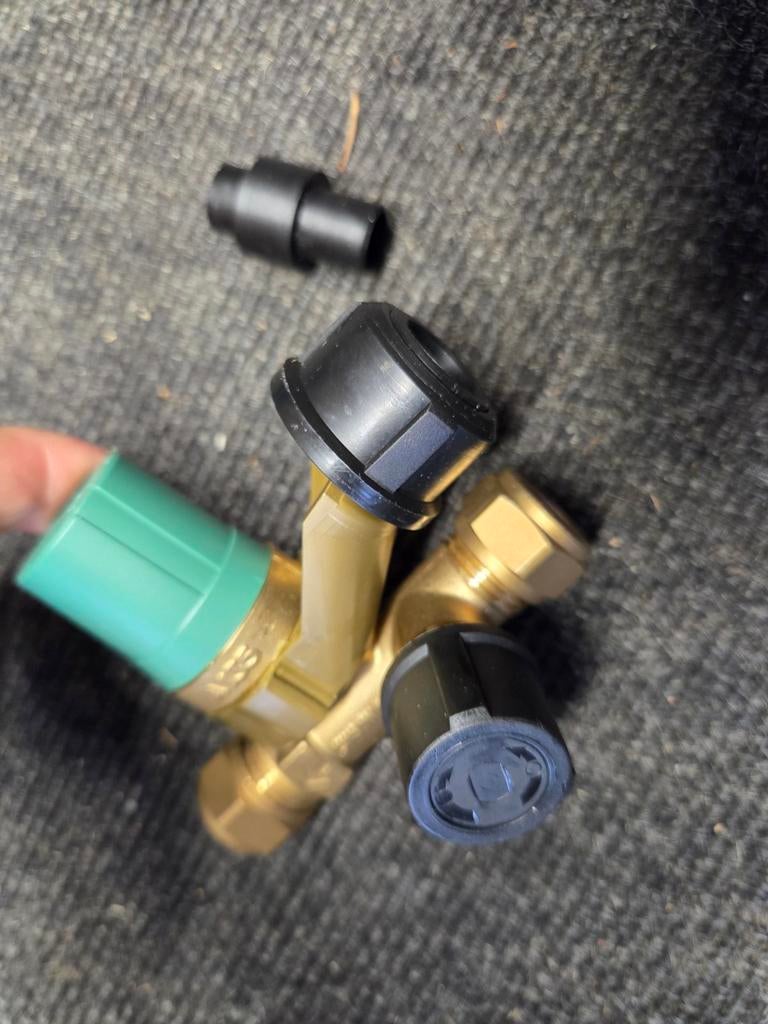 Pentec inlaatcombinatie knelkoppeling 15mm nieuw, Minder dan 30 cm, Overige typen, Nieuw, Minder dan 60 cm