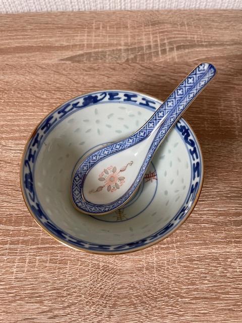 Chinees schaaltje met 2 Lepels, Ophalen of Verzenden