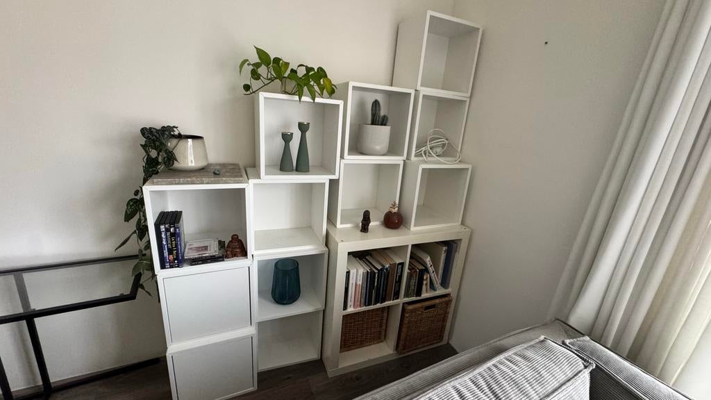 IKEA vakkenkast - Modulair en veelzijdig opbergsysteem, Met plank(en), Gebruikt, 150 tot 200 cm, 25 tot 50 cm