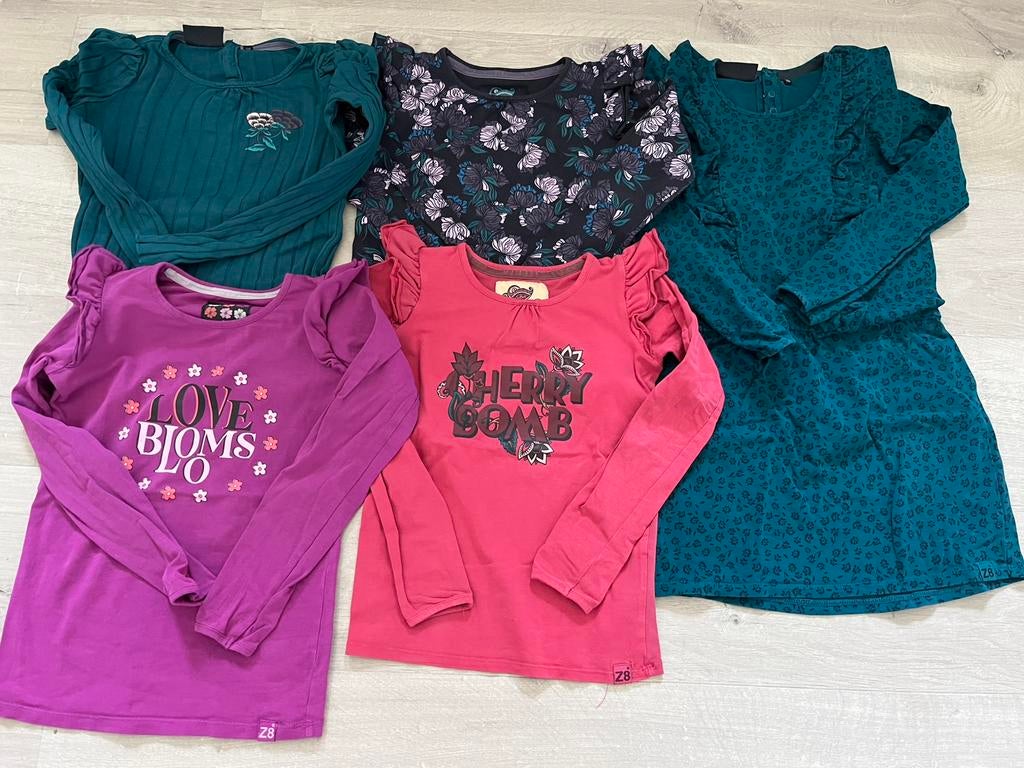 Pakket meisjeskleding van Z8 maat 128/134, Ophalen of Verzenden, Zo goed als nieuw, Maat 128