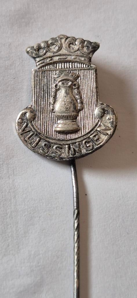 Speldje wapen van Vlissingen, Ophalen of Verzenden, Zo goed als nieuw