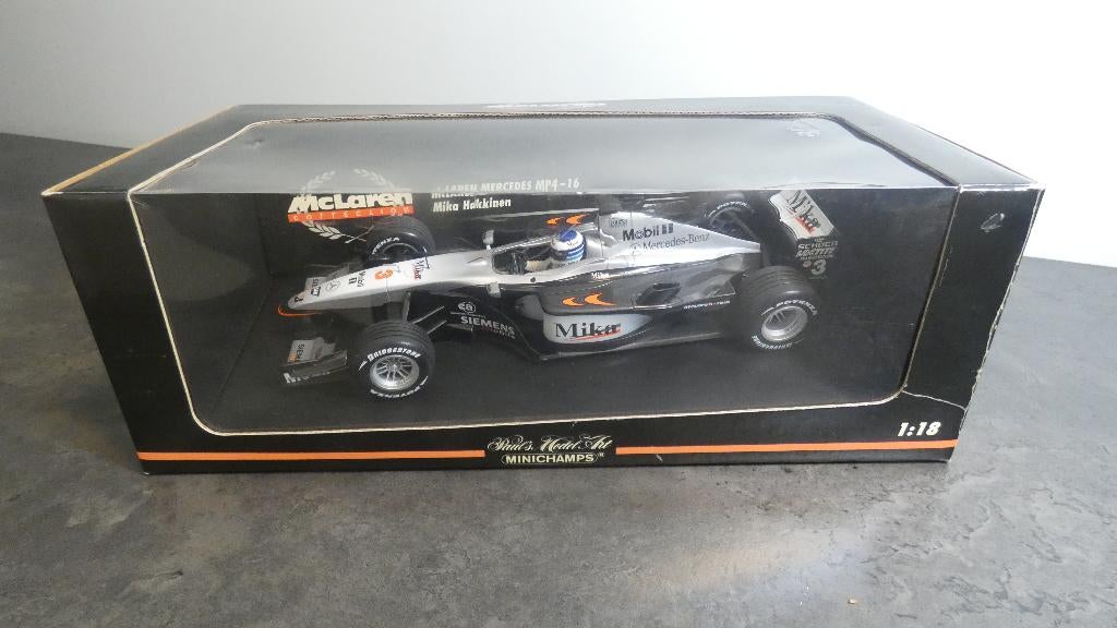 McLaren Mercedes MP4/16 M. Hakkinen 2001 [2020], Ophalen, Zo goed als nieuw, Auto, MiniChamps