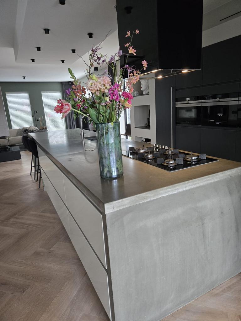 Luxe kookeiland – dé eyecatcher voor jouw keuken!, Ophalen, Gebruikt, Overige materialen, Grijs