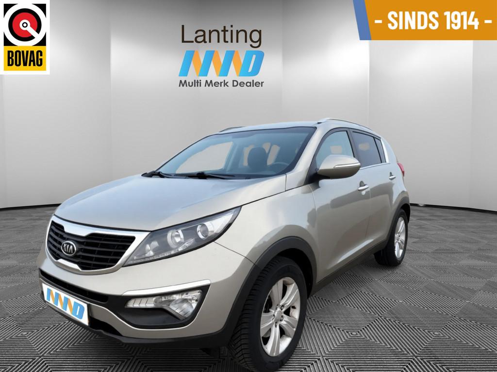 Kia Sportage 2.0 X-ecutive Plus Pack, Gebruikt, Zwart, 4 cilinders, Leder en Stof