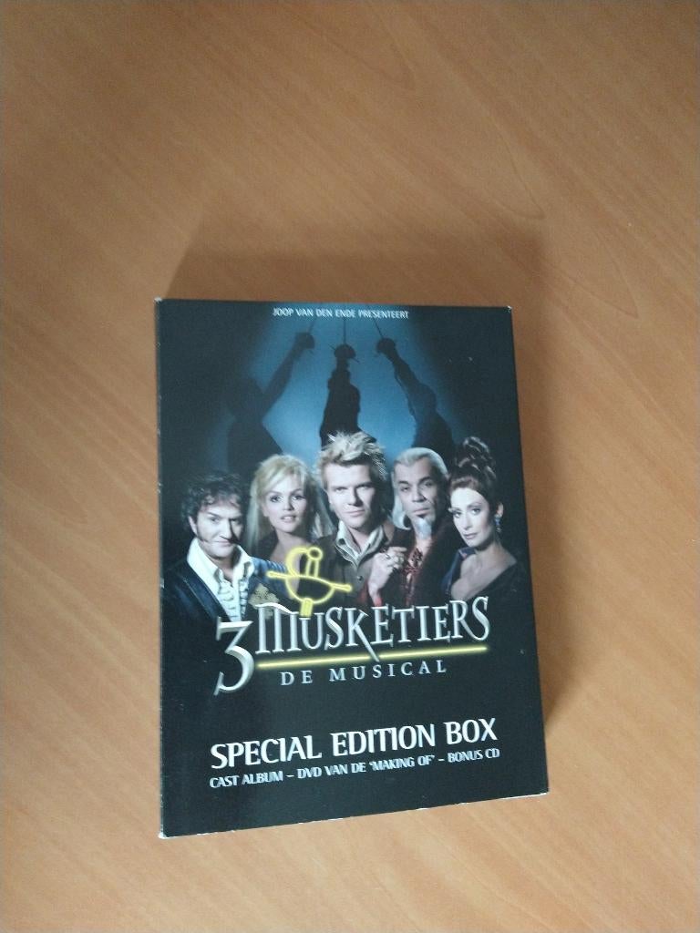 3 Musketiers. De Musical.  Special Edition Box. DVD + 2 cd, Alle leeftijden, Ophalen of Verzenden, Zo goed als nieuw, Muziek en Concerten