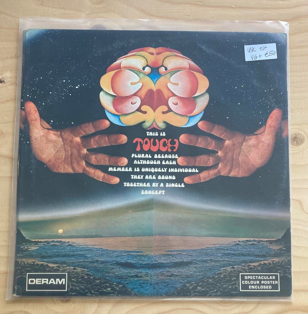 Touch - Selftitled UK 1st Stereo Press Proto-Prog, Ophalen of Verzenden, Zo goed als nieuw, 12 inch, Progressive