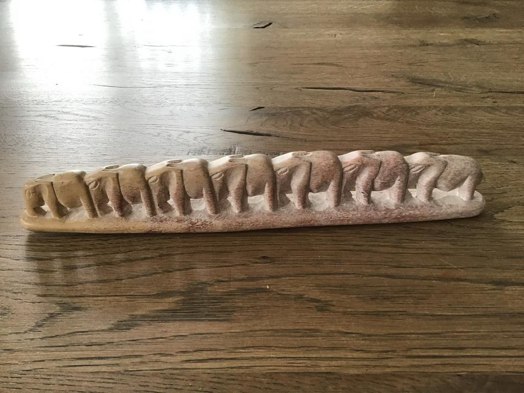 Olifanten rij van soapstone, Ophalen of Verzenden, Nieuw, Dier