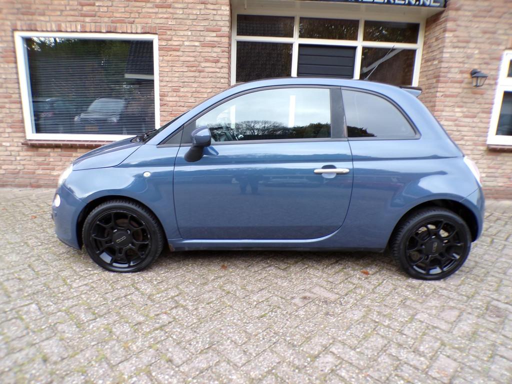 Fiat 500 0.9 TwinAir BiColore, Voorwielaandrijving, Euro 5, Gebruikt, Leder en Stof