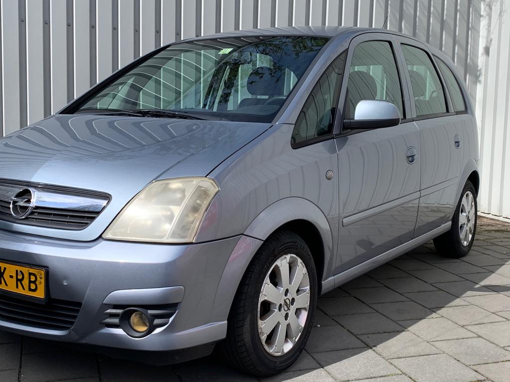 Opel Meriva 1.4-16V Temptation|151000KM|Airco|, Voorwielaandrijving, Stof, Gebruikt, Zwart