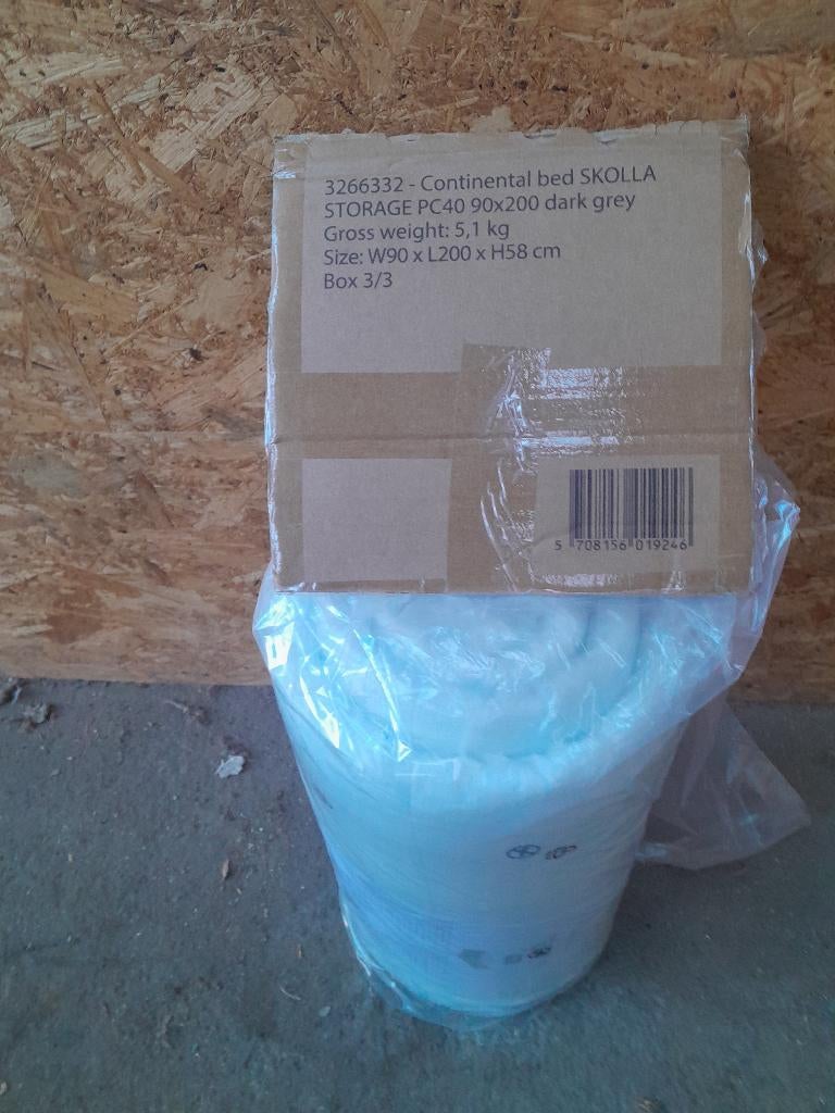 topmatras 90x200, topper jysk skolla storage pc40, 90 cm, Eenpersoons, Nieuw, Ophalen of Verzenden