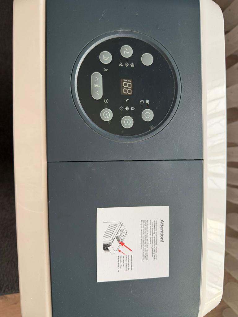 Koenic Mobiele Airco KAC100 - Zo goed als nieuw, Ophalen, Minder dan 60 m³, Zo goed als nieuw, Koelen en Ontvochtigen