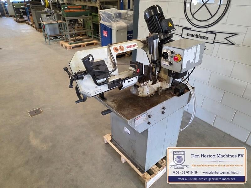 Bandzaagmachine Wisent LZ280S met daalcilinder semi half aut, Ophalen, Gebruikt, Wisent, Afkortzaag