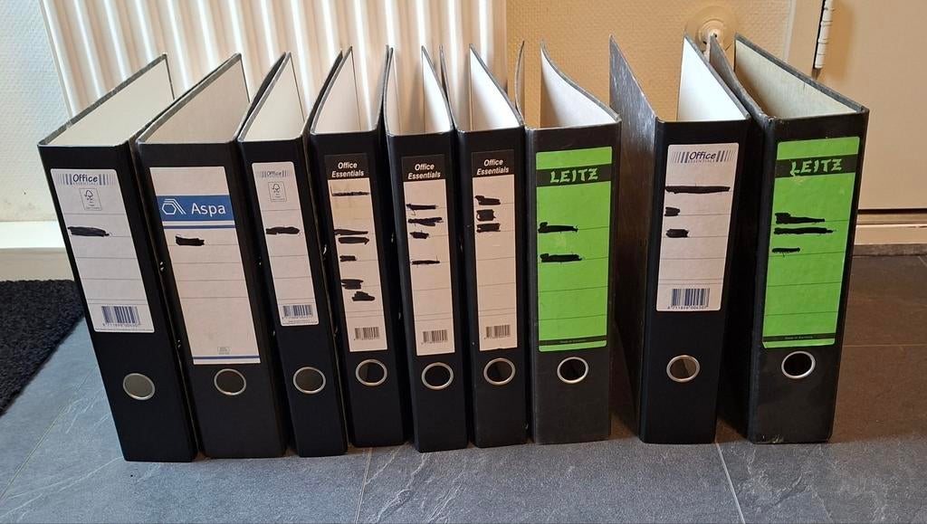 Gratis af te halen, ordners, Diversen, Ophalen, Gebruikt