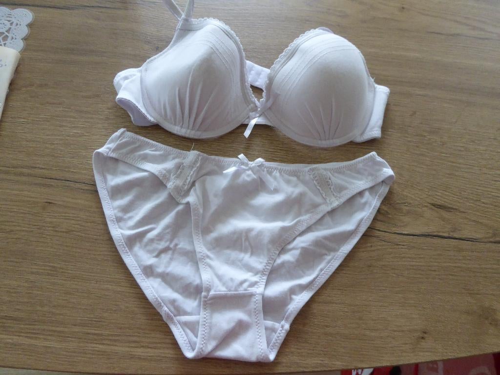 Lingerie setje 3., Ophalen of Verzenden, Wit, Setje