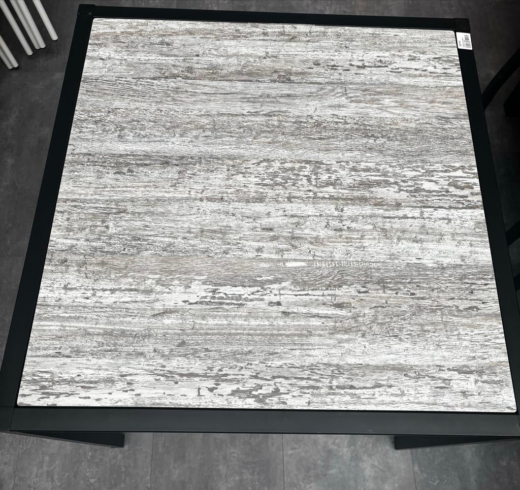 Vierkante buiten tafel 75x75cm, Ophalen, Gebruikt, Vierkant, Metaal