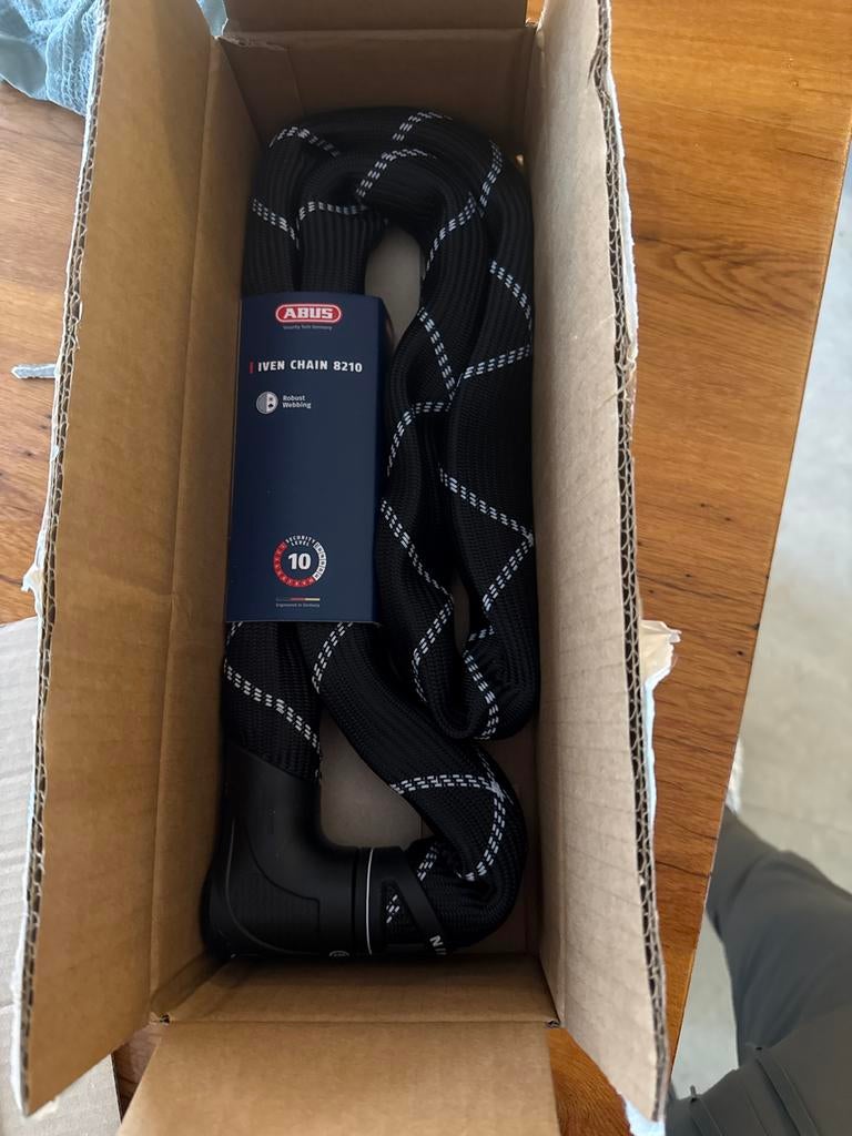 ABUS Iven Chain 8210 kettingslot, Ophalen of Verzenden, Nieuw, Kettingslot