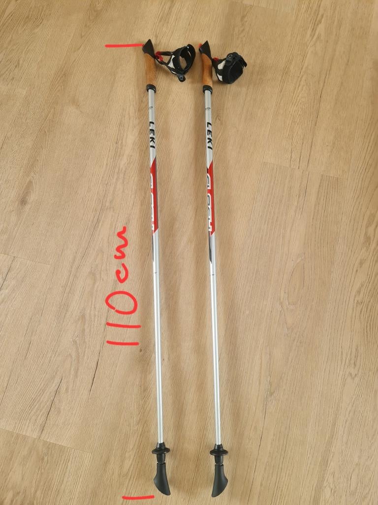 leki wandelstokken carbon 110cm, Ophalen of Verzenden, 100 tot 140 cm, Stokken, Overige merken