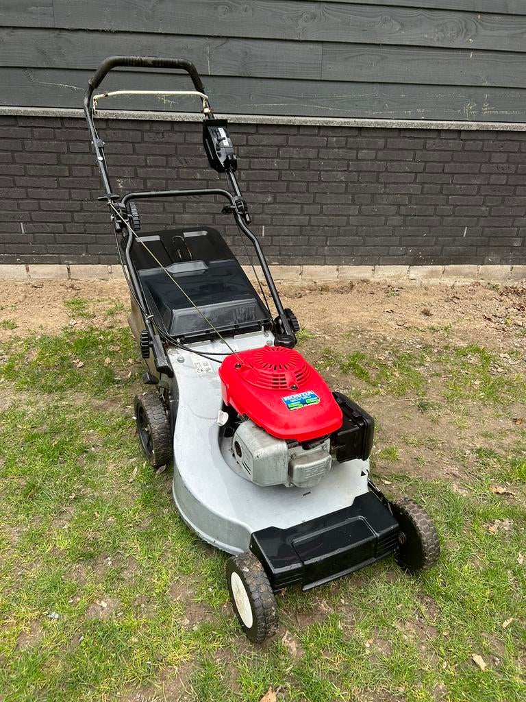HVC aluminium grasmaaier met Honda 5.5 pk motor 56 cm breed, Ophalen, Cirkelmaaier, Gebruikt, 50 cm of meer