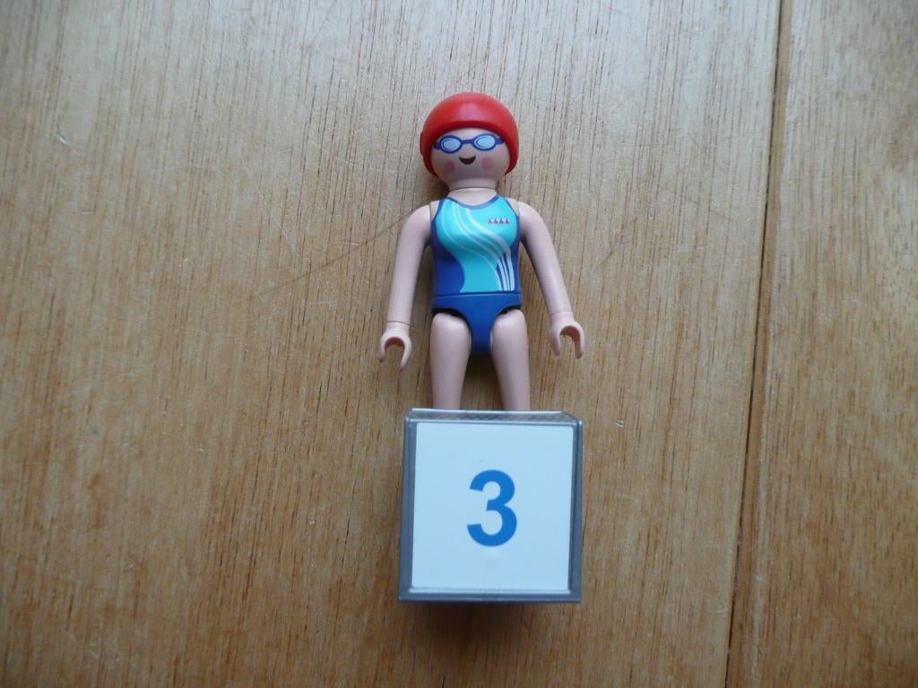 Playmobil sports action zwemster, Ophalen of Verzenden, Zo goed als nieuw, Complete set