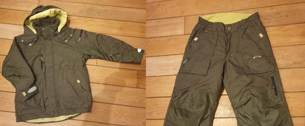 Warm en Stoer Ski jack + broek _H&M_Maat 140 _Jongen/Meisje, Overige merken, 100 tot 140 cm, Ophalen of Verzenden, Zo goed als nieuw