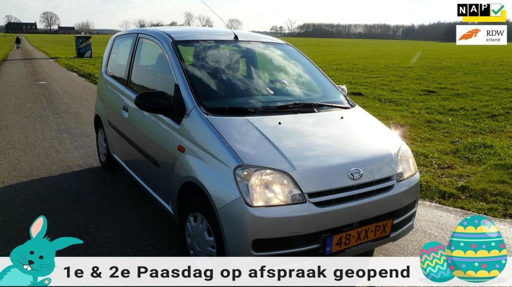 Daihatsu Cuore 1.0-12V 100th Anniversary,Airco,Stuurbekracht, 18 €/maand, 4 stoelen, Origineel Nederlands, Handgeschakeld