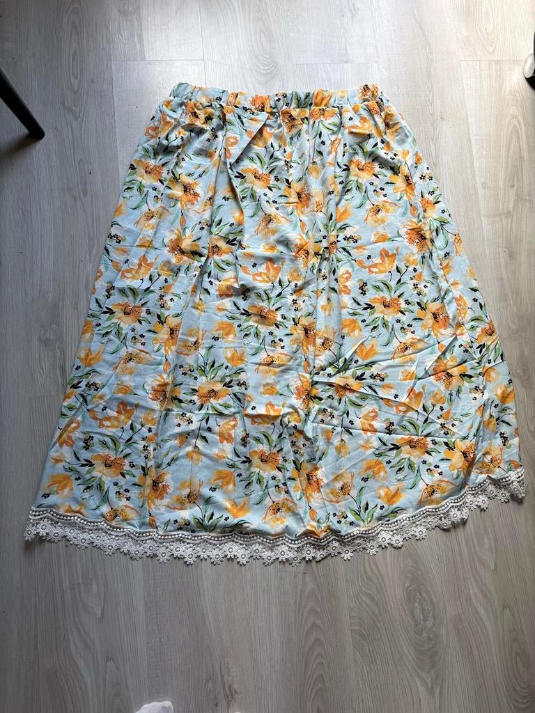 Zomerrok Shein nieuw, Kleding | Dames, Rokken, Blauw, Maat 42/44 (L), Nieuw, Ophalen of Verzenden