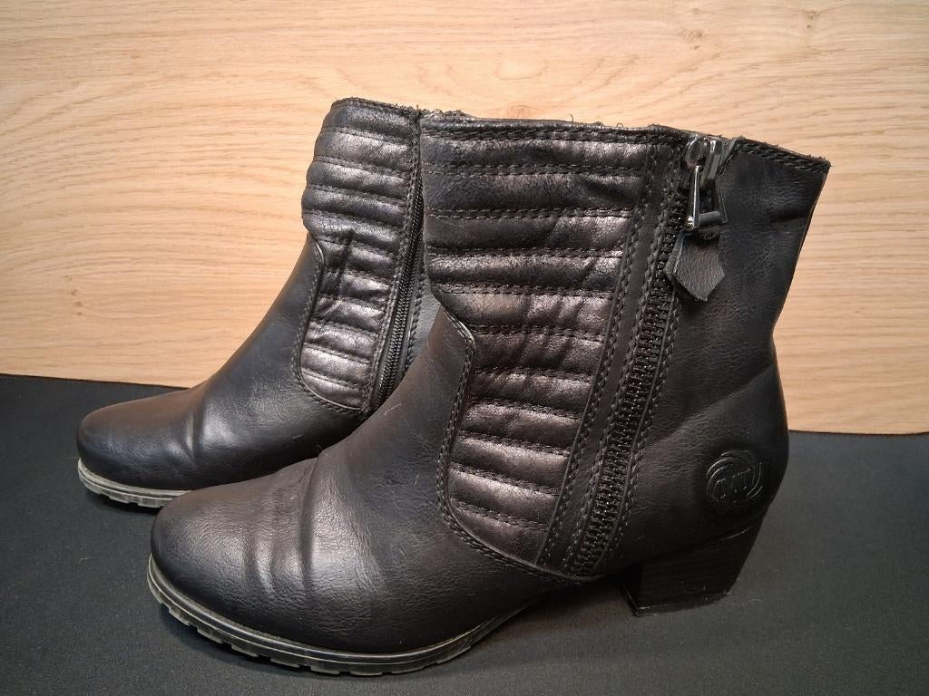 Enkellaarsjes zwart 39 Marco Tozzi, Zwart, Lage of Enkellaarzen, Marco Tozzi, Nieuw