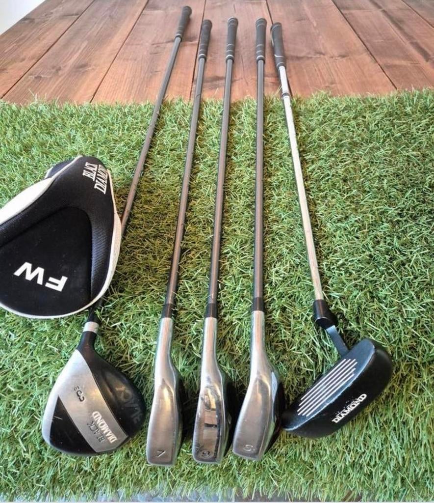 Black Diamond heren golfset, Sport en Fitness, Golf, Ophalen of Verzenden, Gebruikt, Set