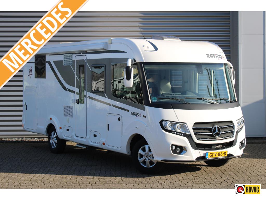 Rapido M96 Mercedes 170PK Hydraulisch Levelsysteem Lithium, Caravans en Kamperen, Campers, Ringverwarming, 7 tot 8 meter, Bedrijf