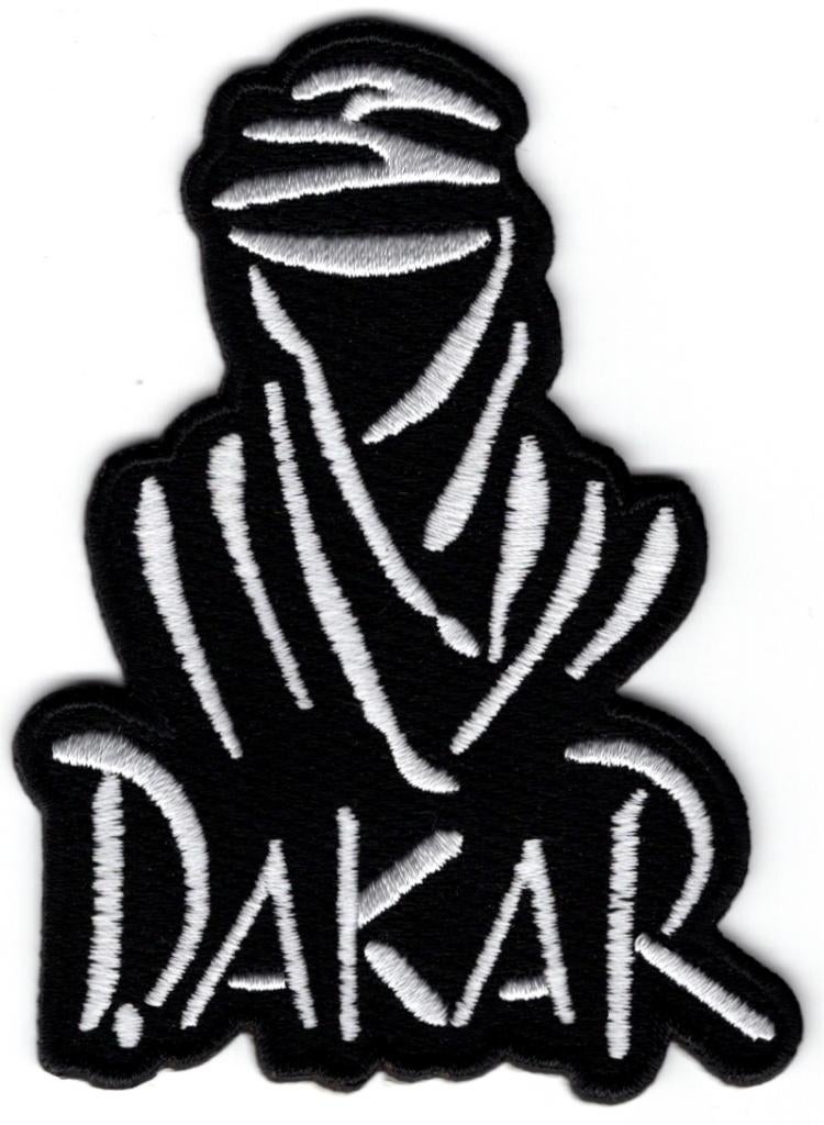 Dakar stoffen opstrijk patch embleem #4, Verzenden