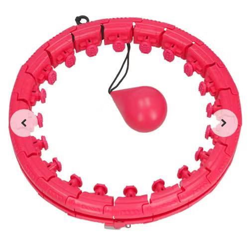NIEUW! Hoelahoep fitness verstelbaar roze met gewicht €16,99, Ophalen of Verzenden, Met gewicht, Nieuw